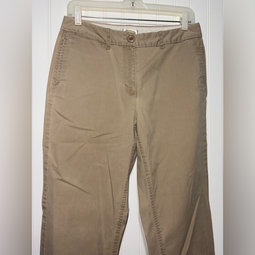 Vintage Talbots Classic Khaki Dress Pant| Size 8 Stretch - Picture 2 of 5